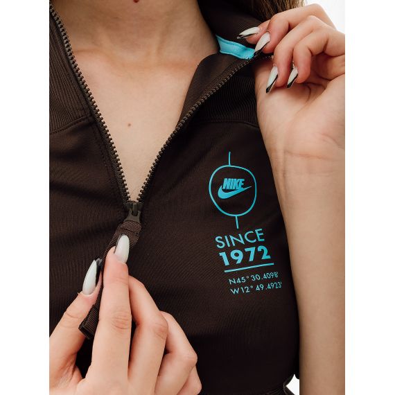Топ жіночий Nike W NSW TOP SS RIB SU FJ5253-220, Колір: коричневий, Розмір виробника: L, зображення 3 Топ жіночий Nike W NSW TOP SS RIB SU FJ5253-220, Колір: коричневий, Розмір виробника: L, зображення 3