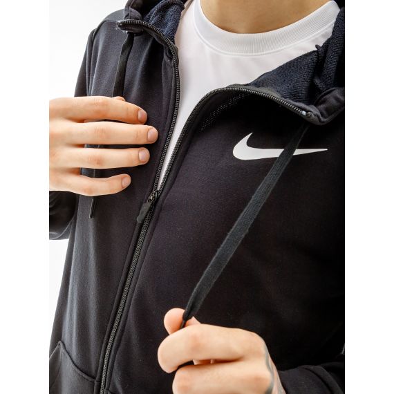 Толстовка Nike M DRY HOODIE FZ FLEECE CJ4317-010, Цвет: черный, Размер производителя: XL, изображение 4 Толстовка Nike M DRY HOODIE FZ FLEECE CJ4317-010, Цвет: черный, Размер производителя: XL, изображение 4