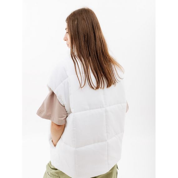 Жилетка Nike CLSC VEST FB7679-100, Колір: білий, Розмір виробника: М, зображення 3