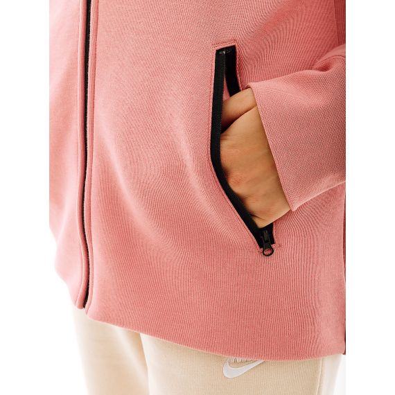 Кофта Nike Sportswear Tech Fleece Windrunner WomenS Full-Zip Hoodie Pink FB8338-618, Колір: рожевий, Розмір виробника: XS, зображення 3 Кофта Nike Sportswear Tech Fleece Windrunner WomenS Full-Zip Hoodie Pink FB8338-618, Колір: рожевий, Розмір виробника: XS, зображення 3