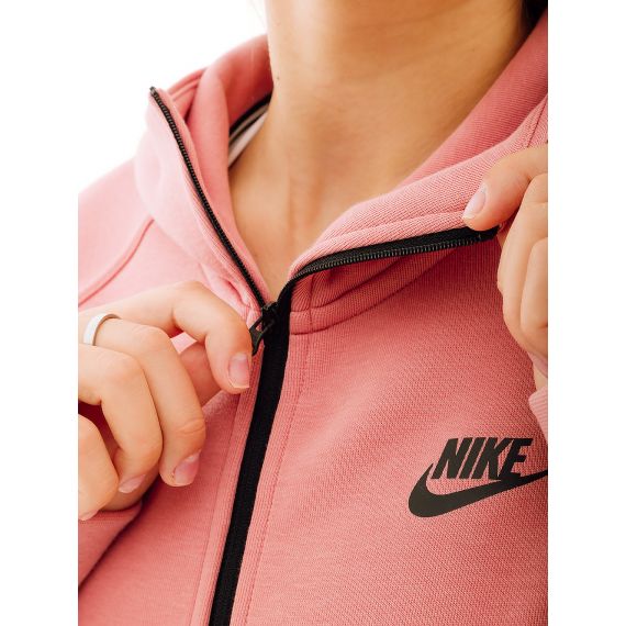 Кофта Nike Sportswear Tech Fleece Windrunner WomenS Full-Zip Hoodie Pink FB8338-618, Колір: рожевий, Розмір виробника: XS, зображення 4 Кофта Nike Sportswear Tech Fleece Windrunner WomenS Full-Zip Hoodie Pink FB8338-618, Колір: рожевий, Розмір виробника: XS, зображення 4