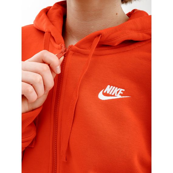 Кофта Nike CLUB HOODIE STD DQ5471-657, Колір: червоний, Розмір виробника: М, зображення 3 Кофта Nike CLUB HOODIE STD DQ5471-657, Колір: червоний, Розмір виробника: М, зображення 3