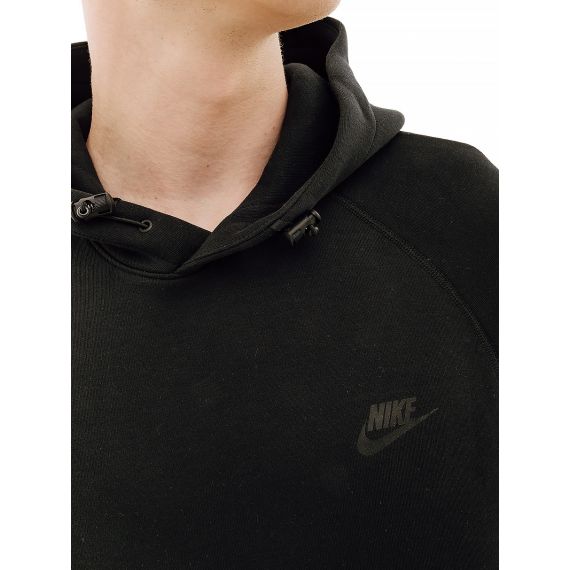 Толстовка Nike M NK TCH FLC PO HOODIE FB8016-010, Колір: чорний, Розмір виробника: L, зображення 3 Толстовка Nike M NK TCH FLC PO HOODIE FB8016-010, Колір: чорний, Розмір виробника: L, зображення 3