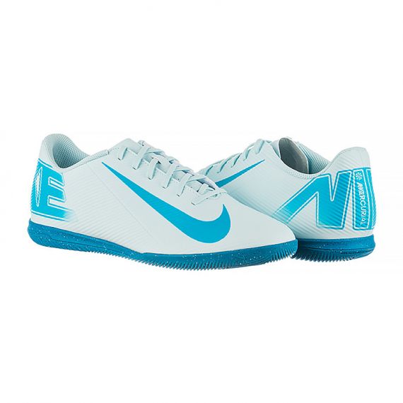 Футзалки Nike VAPOR 16 CLUB IC FQ8438-400, Цвет: голубой, Размер производителя: 40.5, изображение 2 Футзалки Nike VAPOR 16 CLUB IC FQ8438-400, Цвет: голубой, Размер производителя: 40.5, изображение 2