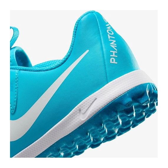 Сороконіжки Nike JR PHANTOM GX II ACADEMY TF FJ2608-400 дитячі, Колір: блакитний, Розмір виробника: 37.5, зображення 7