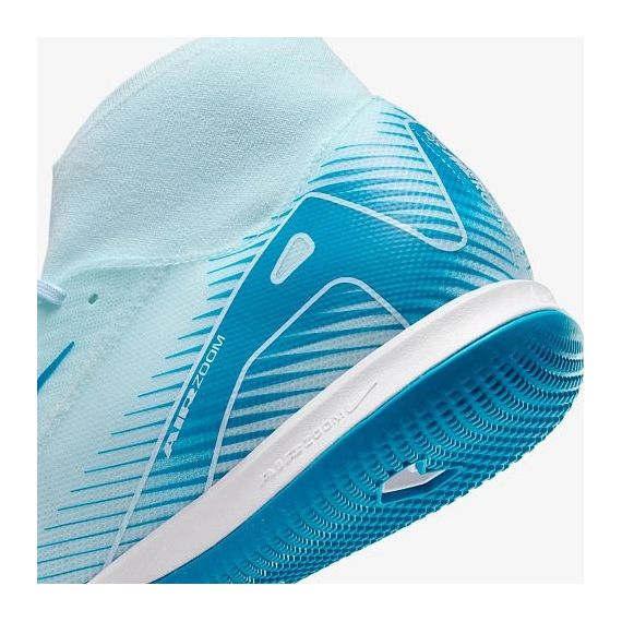 Футзалки Nike ZM SUPERFLY 10 ACADEMY IC FQ8332-400, Цвет: голубой, Размер производителя: 43, изображение 6 Футзалки Nike ZM SUPERFLY 10 ACADEMY IC FQ8332-400, Цвет: голубой, Размер производителя: 43, изображение 6