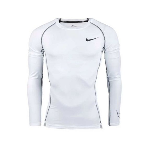 Термокофта Nike M NP DF TIGHT TOP LS DD1990-100, Колір: білий, Розмір виробника: XL, зображення 4