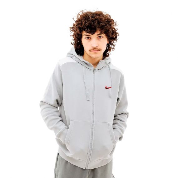 Кофта Nike SP FLC FZ HOODIE BB FQ8819-012, Колір: світло-сірий, Розмір виробника: XL