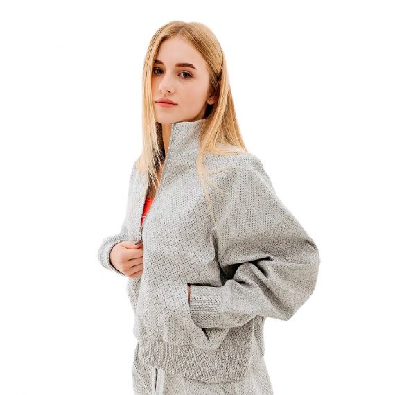 Кофта Nike W NSW TP TFADV QZ NKFWD DQ6999-084, Колір: світло-сірий, Розмір виробника: XS