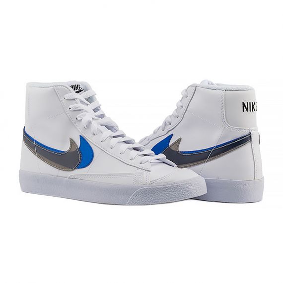 Кросівки Nike BLAZER MID NN GS FD0690-100, Колір: білий, Розмір виробника: 38, зображення 2 Кросівки Nike BLAZER MID NN GS FD0690-100, Колір: білий, Розмір виробника: 38, зображення 2