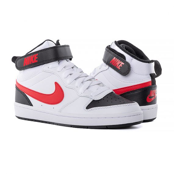 Кросівки Nike COURT BOROUGH MID 2 (GS) CD7782-110, Колір: білий, Розмір виробника: 38, зображення 5 Кросівки Nike COURT BOROUGH MID 2 (GS) CD7782-110, Колір: білий, Розмір виробника: 38, зображення 5