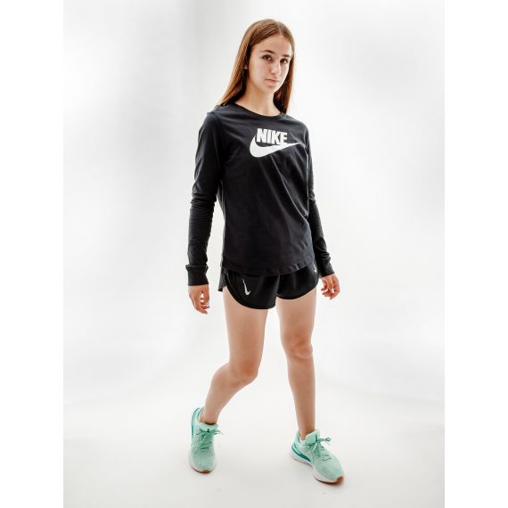 Кофта Nike W NSW TEE ESSNTL LS ICN FTRA FJ0441-010, Колір: чорний, Розмір виробника: L, зображення 4