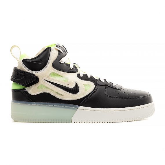 Кросівки Nike AIR FORCE 1 MID REACT DQ1872-100, Колір: чорний, Розмір виробника: 44