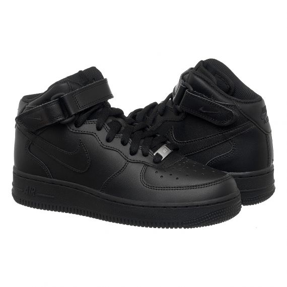 Кросівки NIKE AIR FORCE 1 MID (GS) DH2933-001, Колір: чорний, Розмір виробника: 37.5, зображення 2