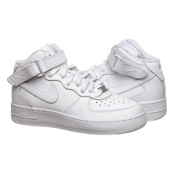 Кроссовки Nike Air Force 1 Mid Le(Gs) (DH2933-111), Цвет: белый, Размер производителя: 37.5, изображение 2 Кроссовки Nike Air Force 1 Mid Le(Gs) (DH2933-111), Цвет: белый, Размер производителя: 37.5, изображение 2