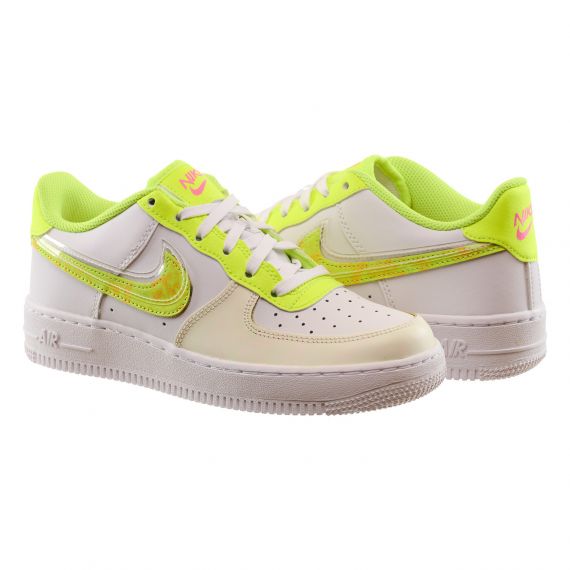 Кроссовки Nike AIR FORCE 1 LV8 (GS) DV1680-100, Цвет: салатовый, Размер производителя: 38, изображение 2 Кроссовки Nike AIR FORCE 1 LV8 (GS) DV1680-100, Цвет: салатовый, Размер производителя: 38, изображение 2