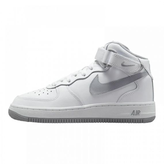 Кроссовки Nike AIR FORCE 1 MID (GS) DH2933-101, Цвет: светло-серый, Размер производителя: 38.5, изображение 6 Кроссовки Nike AIR FORCE 1 MID (GS) DH2933-101, Цвет: светло-серый, Размер производителя: 38.5, изображение 6