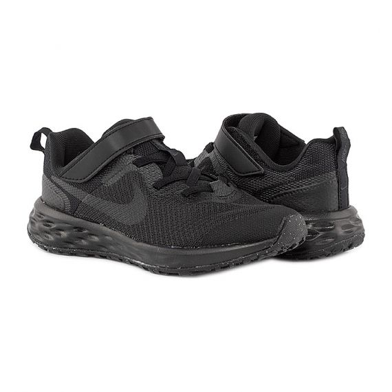 Кроссовки Nike REVOLUTION 6 PSV DD1095-001, Цвет: черный, Размер производителя: 30, изображение 2 Кроссовки Nike REVOLUTION 6 PSV DD1095-001, Цвет: черный, Размер производителя: 30, изображение 2