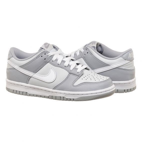 Кросівки Nike DUNK LOW (GS) DH9765-001, Колір: світло-сірий, Розмір виробника: 40, зображення 2 Кросівки Nike DUNK LOW (GS) DH9765-001, Колір: світло-сірий, Розмір виробника: 40, зображення 2