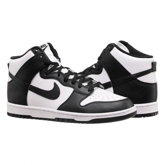 Кросівки NIKE DUNK HI RETRO DD1399-105, Колір: білий, Розмір виробника: 44, зображення 2 Кросівки NIKE DUNK HI RETRO DD1399-105, Колір: білий, Розмір виробника: 44, зображення 2