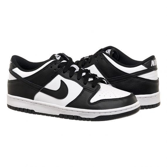 Кросівки Nike DUNK LOW (GS) CW1590-100, Колір: чорний, Розмір виробника: 37.5, зображення 2 Кросівки Nike DUNK LOW (GS) CW1590-100, Колір: чорний, Розмір виробника: 37.5, зображення 2