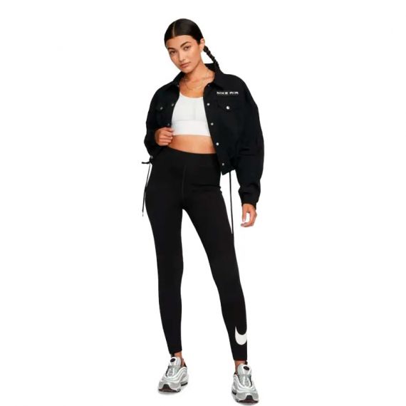 Легінси із завищеною талією Nike Sportswear Classics DV7795-010, Колір: чорний, Розмір виробника: XS, зображення 4 Легінси із завищеною талією Nike Sportswear Classics DV7795-010, Колір: чорний, Розмір виробника: XS, зображення 4