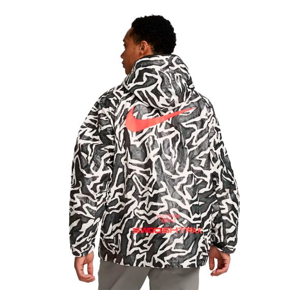 Вітровка Nike M NSW TREND JKT AOP DX0035-060, Колір: темно-сірий, Розмір виробника: XL, зображення 2 Вітровка Nike M NSW TREND JKT AOP DX0035-060, Колір: темно-сірий, Розмір виробника: XL, зображення 2