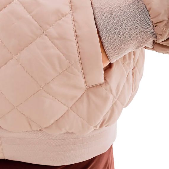 Куртка Nike W NSW VRSTY BMBR JKT DV7876-272, Колір: бежевий, Розмір виробника: XS, зображення 4 Куртка Nike W NSW VRSTY BMBR JKT DV7876-272, Колір: бежевий, Розмір виробника: XS, зображення 4