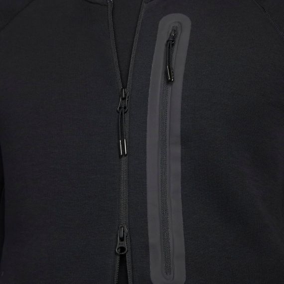 Бомбер Nike M NK TCH FLC N98 JKT FB8008-010, Колір: чорний, Розмір виробника: 2XL, зображення 3