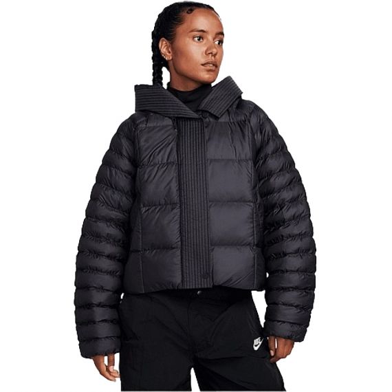 Куртка Nike W NSW ESSNTL PRIMA PUFFER FB8729-010, Колір: чорний, Розмір виробника: S