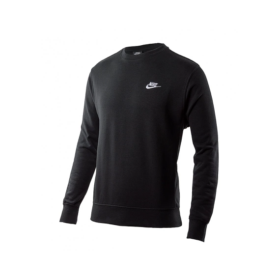 Толстовка Nike M CLUB CRW FT BV2666-010, Колір: чорний, Розмір виробника: L