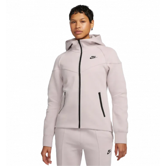 Толстовка Nike Sportswear Tech Fleece Windrunner WomenS Full-Zip Hoodie FB8338-019, Колір: бежевий, Розмір виробника: L