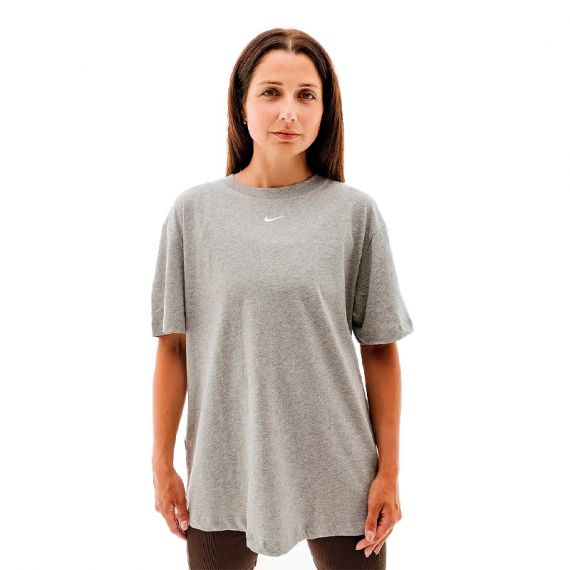 Футболка Nike W NSW ESSNTL TEE BF LBR DN5697-063, Колір: сірий, Розмір виробника: L