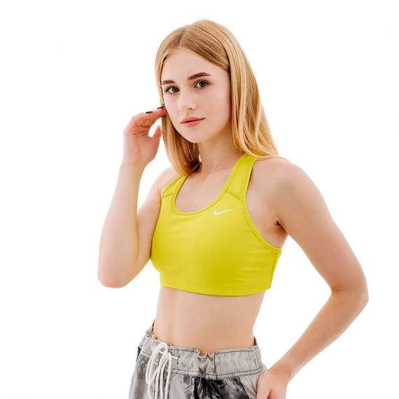 Топ Nike W NK DF SWSH NONPDED BRA BV3630-308, Колір: салатовий, Розмір виробника: L