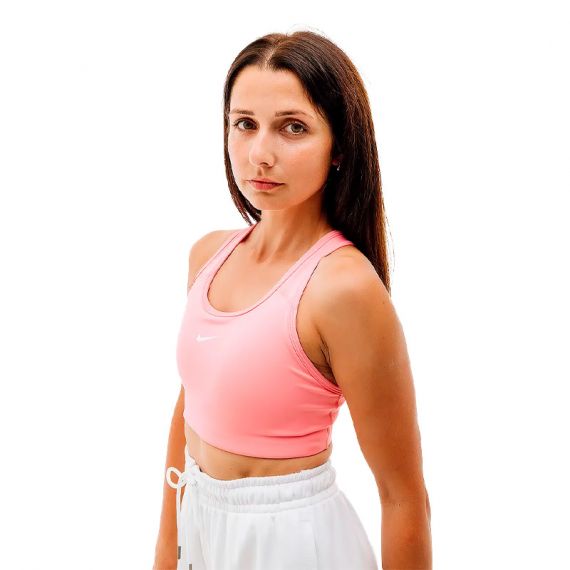 Топ Nike SWOOSH BRA PAD BV3636-612, Колір: рожевий, Розмір виробника: XS