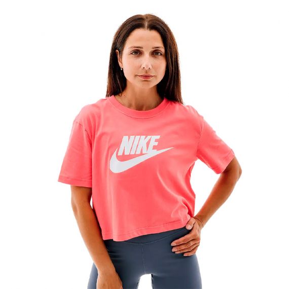 Футболка Nike W NSW TEE ESSNTL CRP ICN FTR BV6175-894, Колір: рожевий, Розмір виробника: L