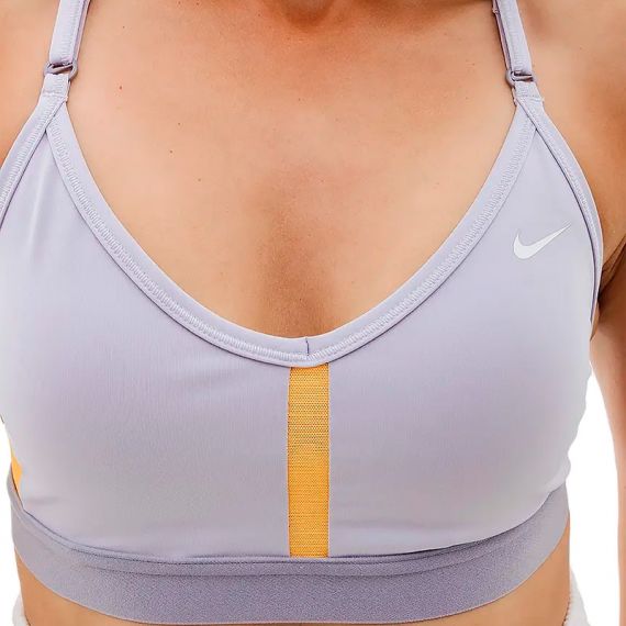 Топ Nike W NK INDY BRA V-NECK CZ4456-536, Колір: фіолетовий, Розмір виробника: L, зображення 3 Топ Nike W NK INDY BRA V-NECK CZ4456-536, Колір: фіолетовий, Розмір виробника: L, зображення 3