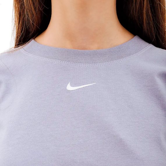 Футболка Nike W NSW ESSNTL TEE BF LBR DN5697-519, Колір: фіолетовий, Розмір виробника: L, зображення 4