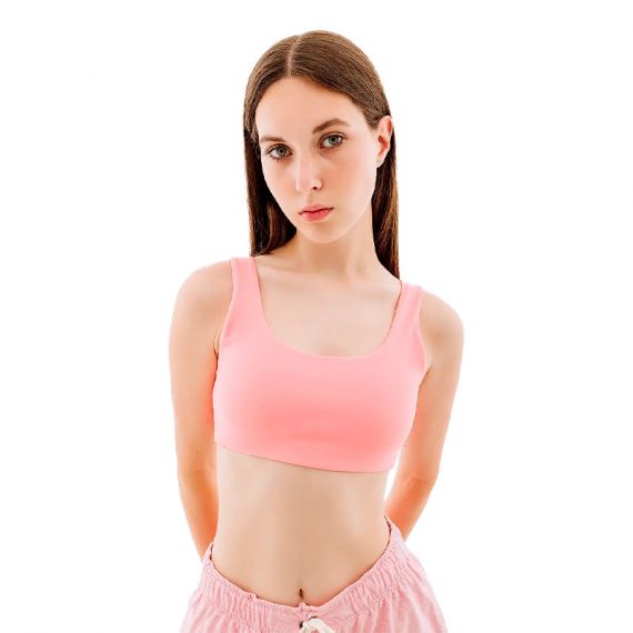 Топ Nike W NK DF ALATE ALL U BRA DV9855-611, Колір: рожевий, Розмір виробника: L