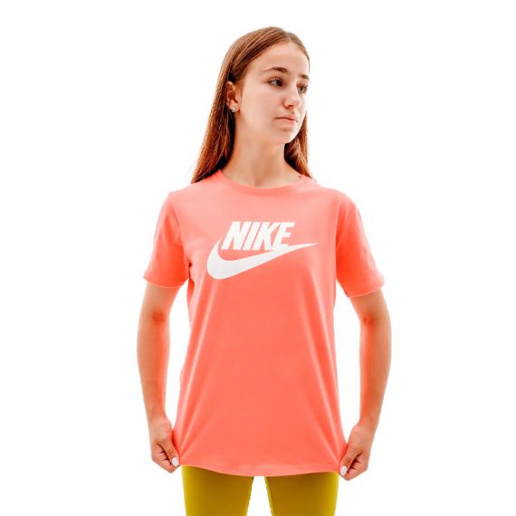 Футболка Nike W NSW TEE ESSNTL ICN FTRA DX7906-894, Колір: темно-рожевий, Розмір виробника: S