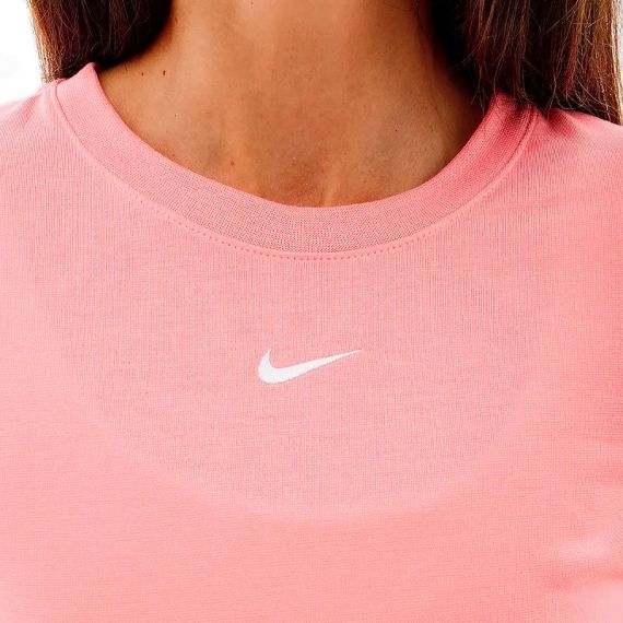 Футболка Nike W NSW TEE ESSNTL SLIM CRP LBR FB2873-611, Цвет: розовый, Размер производителя: L, изображение 3 Футболка Nike W NSW TEE ESSNTL SLIM CRP LBR FB2873-611, Цвет: розовый, Размер производителя: L, изображение 3