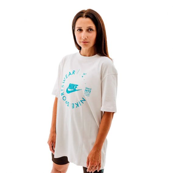 Футболка Nike W NSW TEE BF PRNT SU FD4235-030, Колір: білий, Розмір виробника: М