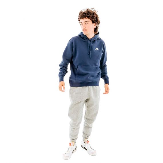 Толстовка Nike CLUB HOODIE PO BB BV2654-410, Цвет: синий, Размер производителя: S, изображение 5 Толстовка Nike CLUB HOODIE PO BB BV2654-410, Цвет: синий, Размер производителя: S, изображение 5