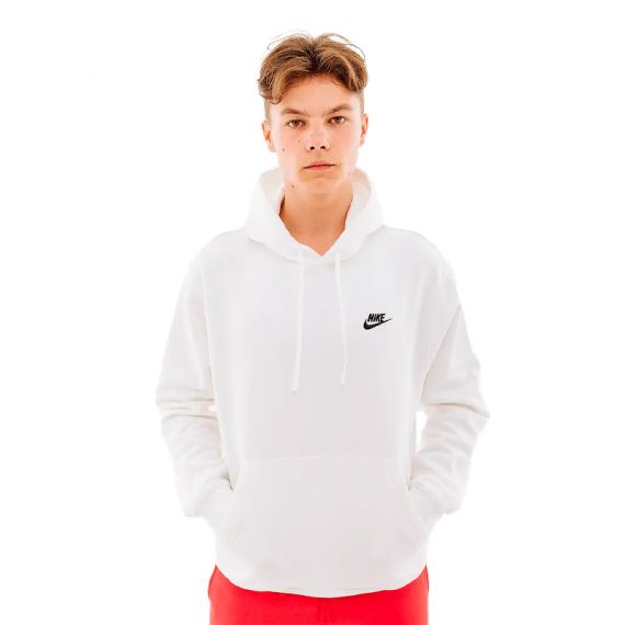Толстовка Nike M NSW CLUB HOODIE PO BB BV2654-100, Колір: білий, Розмір виробника: XL