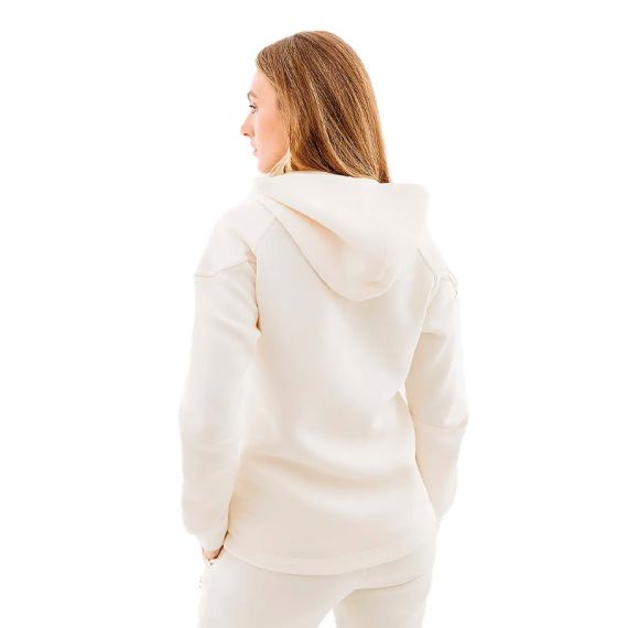 Толстовка Nike Sportswear Tech Fleece Windrunner WomenS Full-Zip Hoodie FB8338-110, Цвет: белый, Размер производителя: XS, изображение 2 Толстовка Nike Sportswear Tech Fleece Windrunner WomenS Full-Zip Hoodie FB8338-110, Цвет: белый, Размер производителя: XS, изображение 2