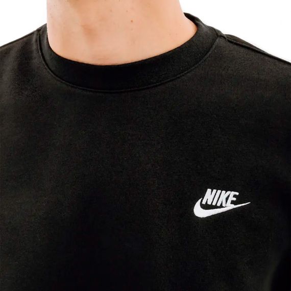Толстовка Nike M CLUB CRW FT BV2666-010, Колір: чорний, Розмір виробника: L, зображення 4 Толстовка Nike M CLUB CRW FT BV2666-010, Колір: чорний, Розмір виробника: L, зображення 4