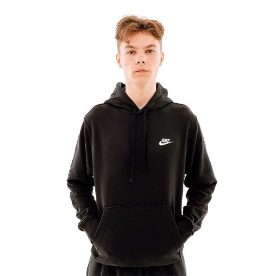 Толстовка Nike M NSW CLUB HOODIE PO FT CZ7857-010, Колір: чорний, Розмір виробника: XL