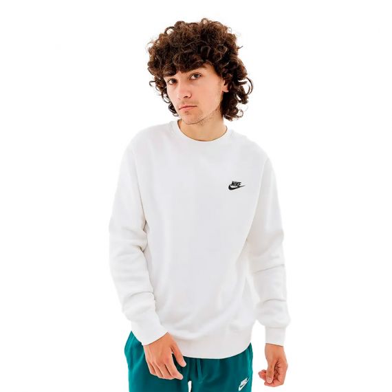Світшот Nike M NSW CLUB CRW BB BV2662-100, Колір: білий, Розмір виробника: XL