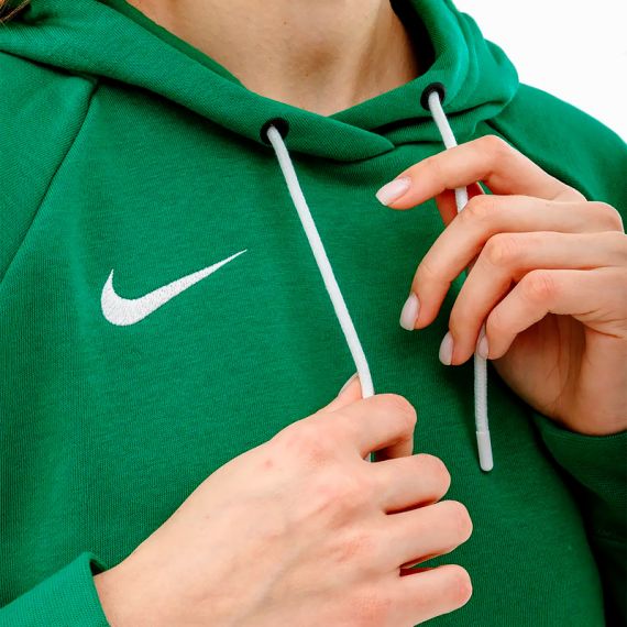 Толстовка Nike FLC PARK20 PO HOODIE CW6957-302, Колір: зелений, Розмір виробника: М, зображення 4 Толстовка Nike FLC PARK20 PO HOODIE CW6957-302, Колір: зелений, Розмір виробника: М, зображення 4