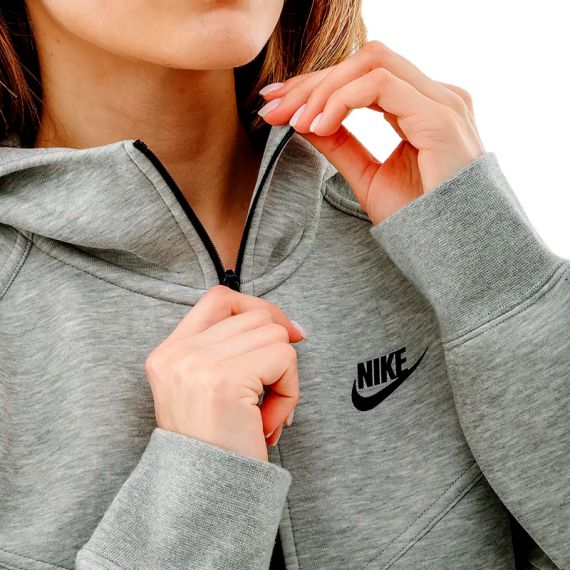 Толстовка Nike Sportswear Tech Fleece Windrunner WomenS Full-Zip Hoodie FB8338-063, Колір: сірий, Розмір виробника: L, зображення 4 Толстовка Nike Sportswear Tech Fleece Windrunner WomenS Full-Zip Hoodie FB8338-063, Колір: сірий, Розмір виробника: L, зображення 4